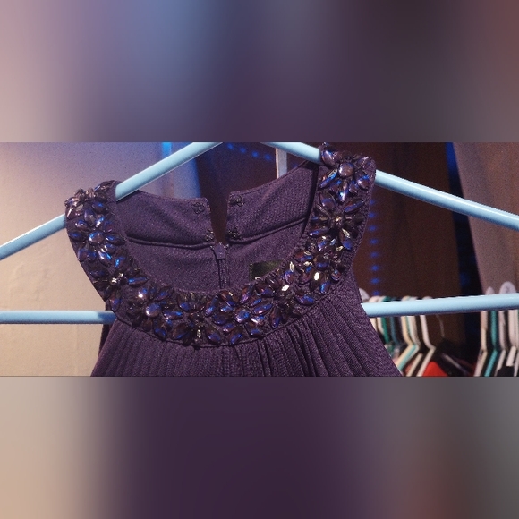 Alex Evenings, Purple full length dress, NWT size 6 - Picture 4 of 6